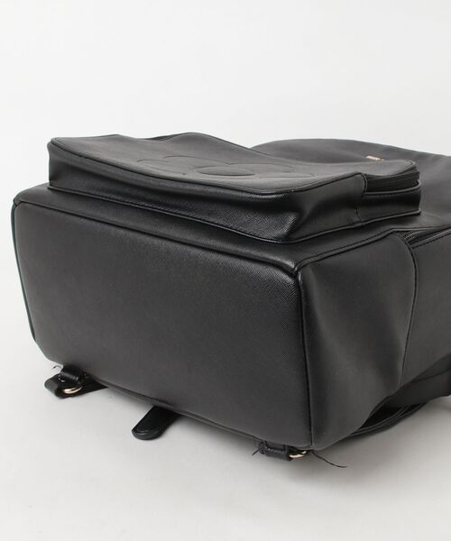 MARY QUANT（マリークヮント） 刺繍リュック - ブラック レディース