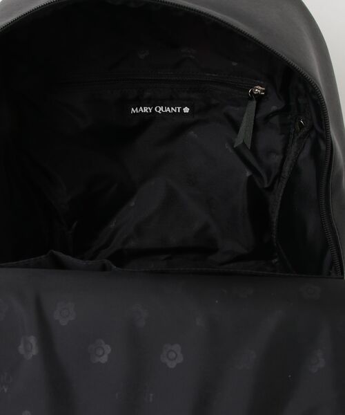 MARY QUANT（マリークヮント） 刺繍リュック - ブラック レディース