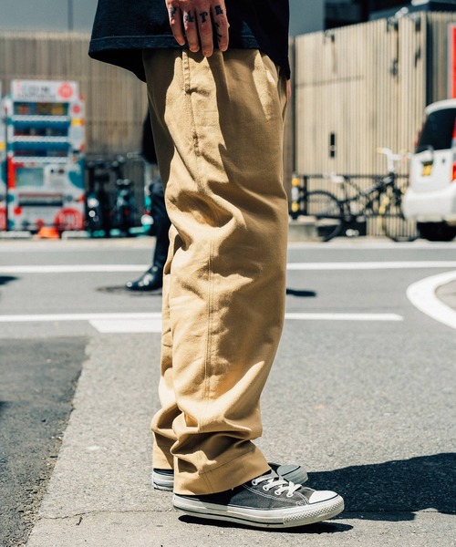 「Subciety」 チノパンツ MEDIUM ブラック メンズ_画像2