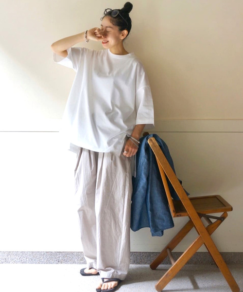 「JOURNAL STANDARD LUXE」 半袖Tシャツ FREE ブラック レディース_画像8