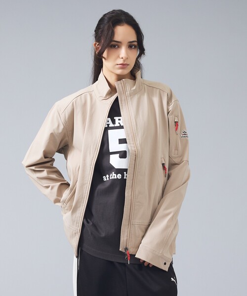 ジャケット・アウター rikotokyo Shirring sleeve blouson norbit by Hiroshi Nozawa(ノービットバイヒロシノザワ) Field Track