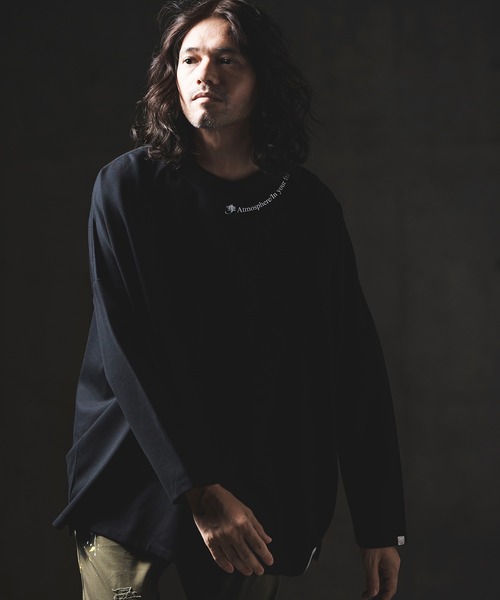 「GLIMCLAP」 長袖Tシャツ M ブラック メンズ_画像5