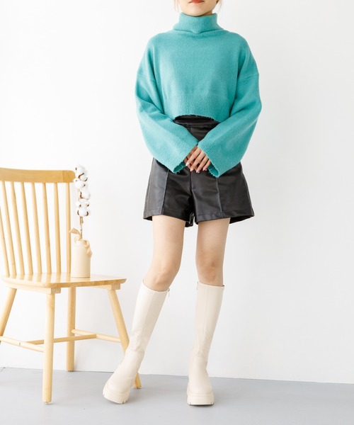 「attagirl」 ロングブーツ 3L ダークブラウン レディース_画像3