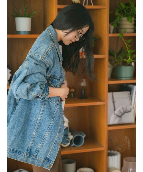 Ungrid（アングリッド） デニムジャケット gジャン ビッグシルエット