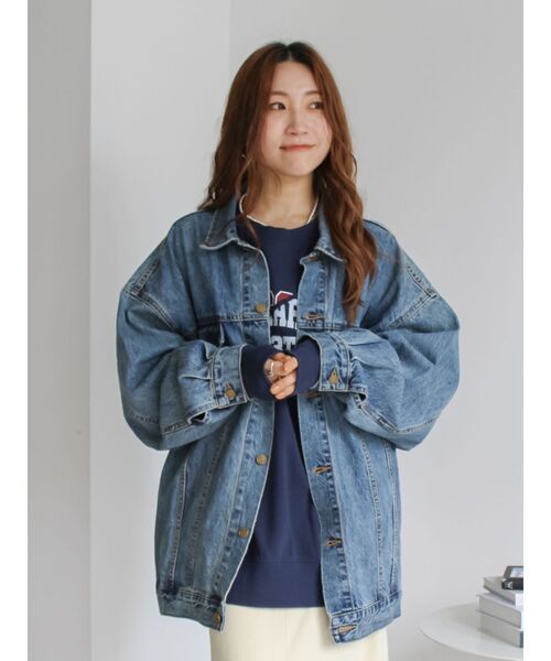 Ungrid（アングリッド） デニムジャケット gジャン ビッグシルエット