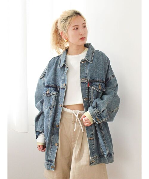 Ungrid（アングリッド） デニムジャケット gジャン ビッグシルエット