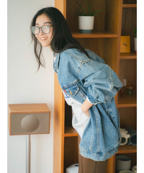 Ungrid（アングリッド） デニムジャケット gジャン ビッグシルエット