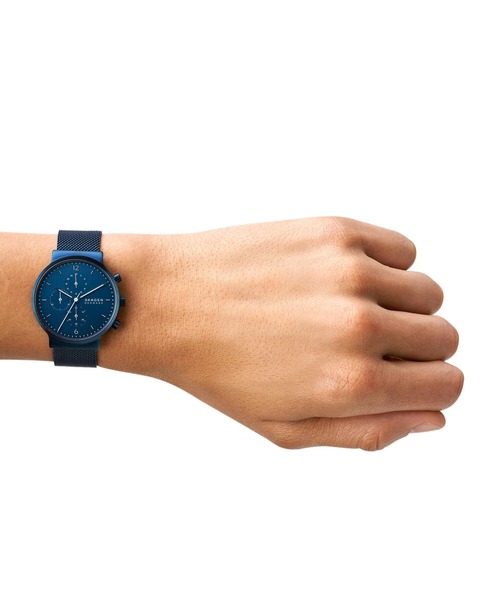 「SKAGEN」 アナログ腕時計 FREE ブルー メンズ_画像4