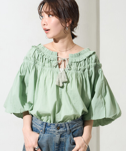 FREAK'S STORE（フリークスストア） ブラウス シャツ 限定展開 インド