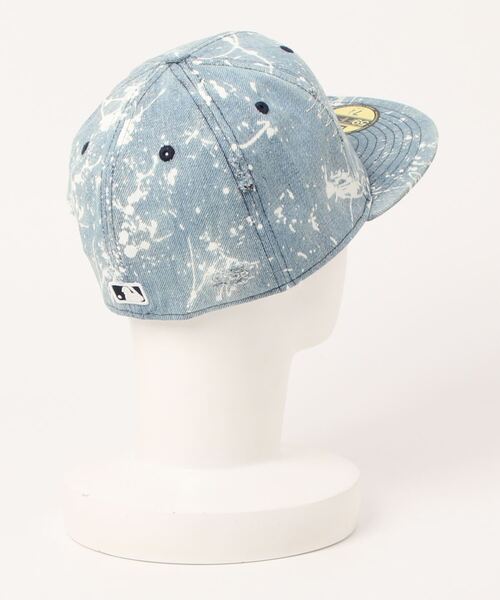 「NEW ERA」 キャップ 7 5/8 ブルー メンズ_画像2