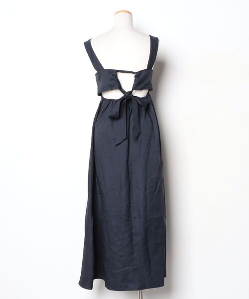 「OLIVE des OLIVE」 キャミソールワンピース M ネイビー レディース_画像2