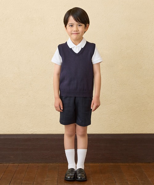 ポロシャツ 「面接」カノコ素材の半袖ポロシャツ キッズ 子供服 男の子 女の子の画像