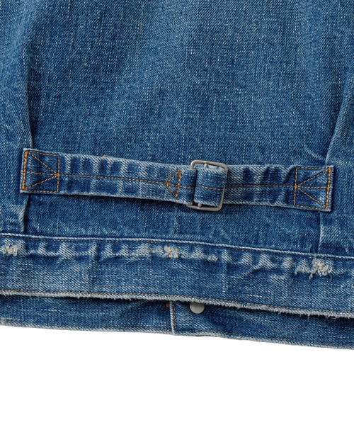 デニムジャケット gジャン DAMAGED DENIM JACKET ”CASSIDY メンズ レディースの画像