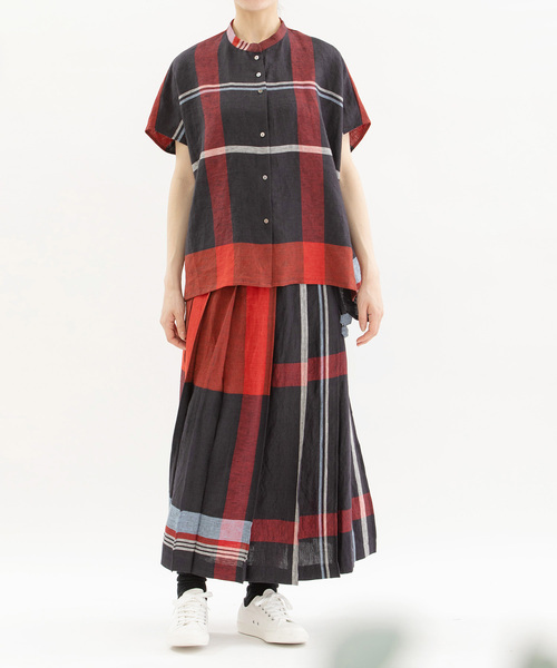 「nop de nod」 ロングスカート M レッド レディースの画像