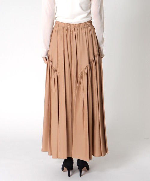 Jines（ジネス） スカート サイドギャザースカート : ZOZOTOWN Yahoo