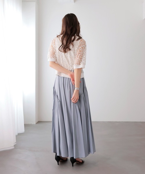 Jines（ジネス） スカート サイドギャザースカート : ZOZOTOWN Yahoo