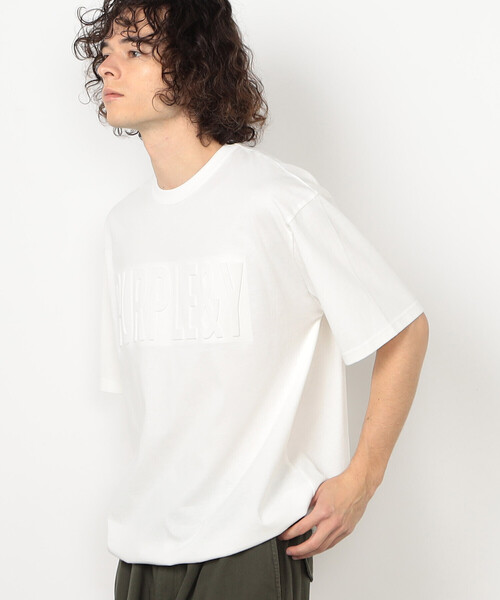 Purple&Yellow（パープルアンドイエロー） tシャツ エンボスロゴ 半袖T