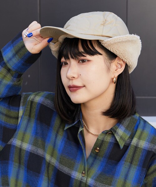 「TAION」 キャップ ONE SIZE ブラック レディース_画像4
