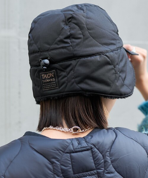 「TAION」 キャップ ONE SIZE ブラック レディース_画像7