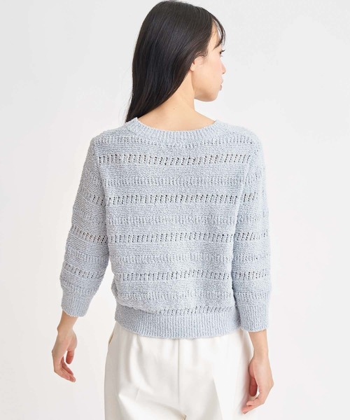 Noela♡ウォッシャブルレースニット NOELA（ノエラ） ニット セーター レース透かし編みニット レディース