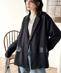 「classicalelf」 テーラードジャケット MEDIUM ブラック レディースの画像3