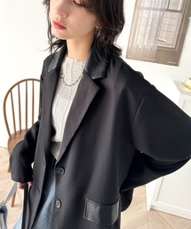 「classicalelf」 テーラードジャケット MEDIUM ブラック レディースの画像4