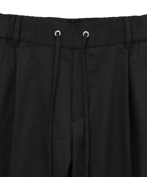 パンツ 「定番」リネンドロスト レディースの画像