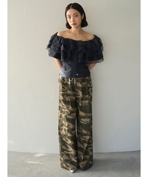 LILY BROWN（リリーブラウン） パンツ 2タックワイドパンツ レディース