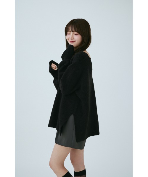 「MIEL CRISHUNANT」 長袖ニット FREE ブルー レディース_画像4