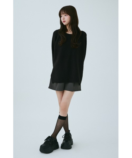 「MIEL CRISHUNANT」 長袖ニット FREE ブルー レディース_画像5