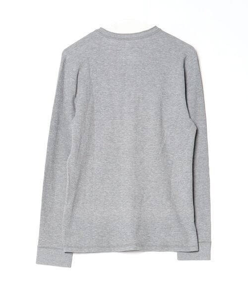 「Hollister」 ワンポイント長袖Tシャツ S グレー メンズ_画像2