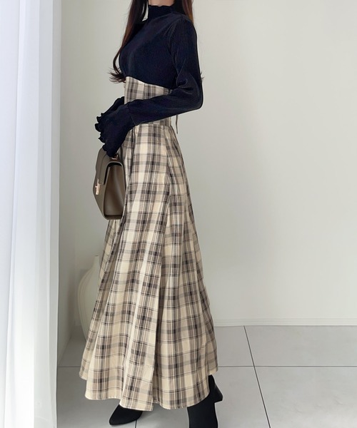 「mily bilet」 ドッキングワンピース X-LARGE ブラック レディース_画像3