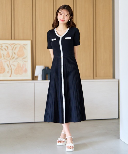MISCH MASCH（ミッシュマッシュ） ワンピース 2026春夏新作 ラメ配色A