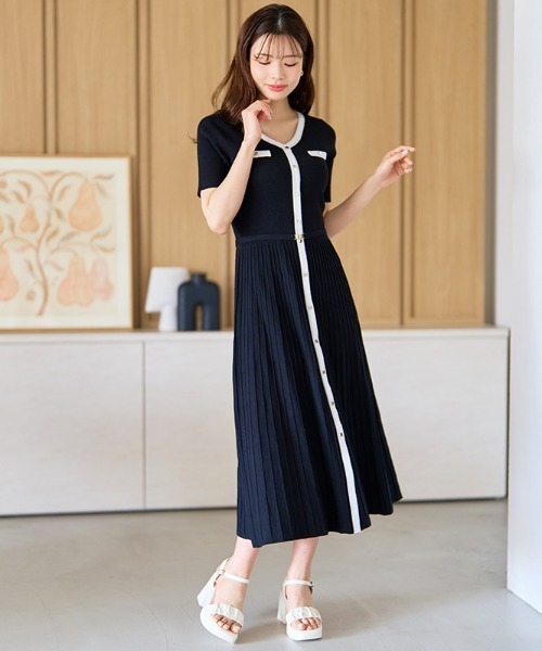 MISCH MASCH（ミッシュマッシュ） ワンピース 2026春夏新作 ラメ配色A
