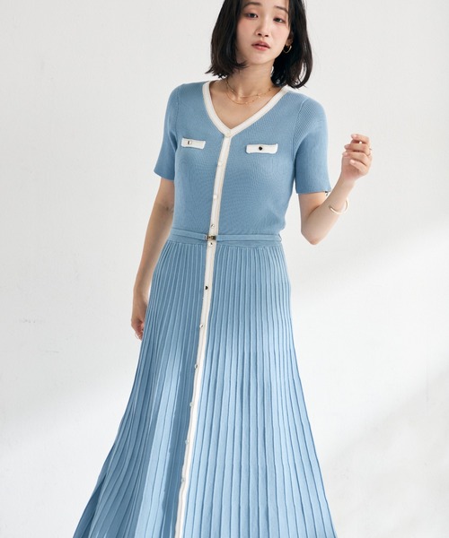 MISCH MASCH（ミッシュマッシュ） ワンピース 2026春夏新作 ラメ配色A