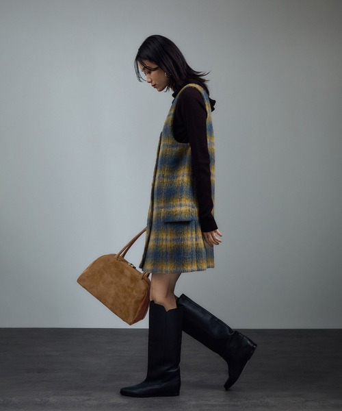 「SALON adam et rope'」 ボストンバッグ FREE キャメル レディース