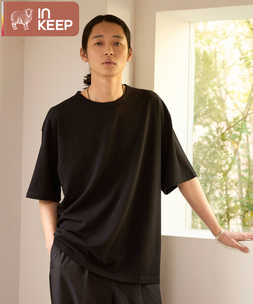 FREAK'S STORE（フリークスストア） tシャツ SUPER MERINO WOOL×INKEEP