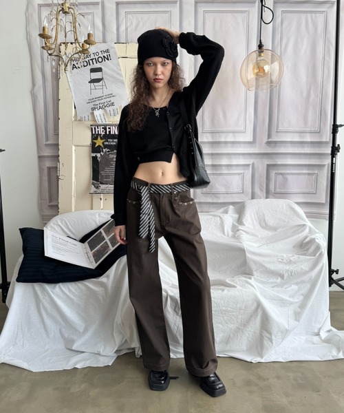 「SHAGGIE」 2WAYバッグ FREE レッド レディース_画像6