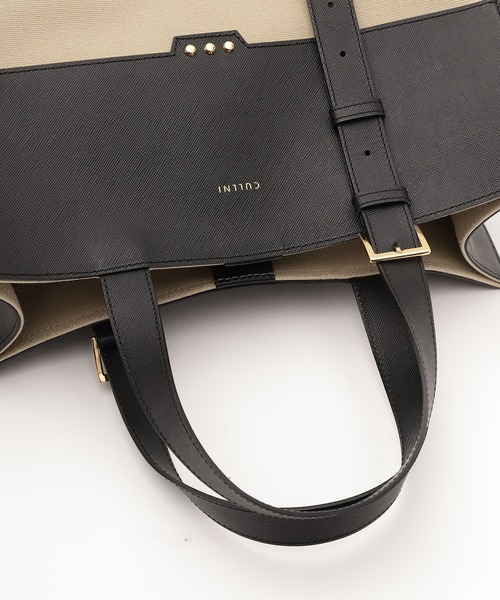 「CULLNI」 トートバッグ ONESIZE グレイッシュベージュ メンズ_画像5