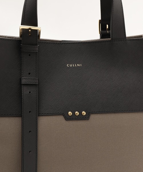 「CULLNI」 トートバッグ ONESIZE グレイッシュベージュ メンズ_画像8