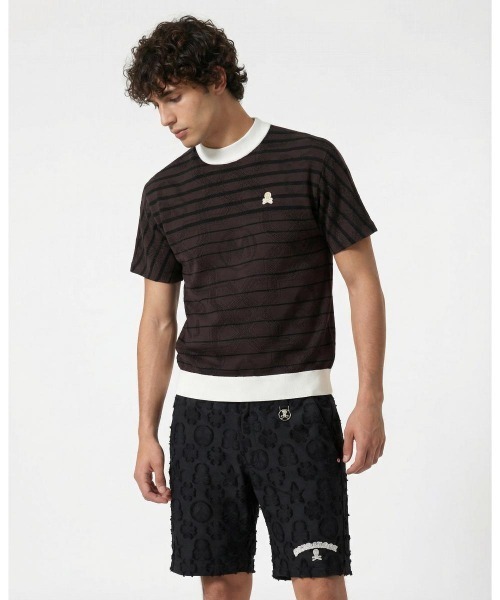 MARK & LONA メンズニット MARK&LONA（マークアンドロナ） セーター ニット Dominant Mesh Mock