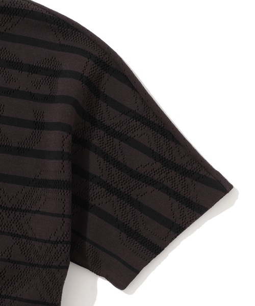 セーター ニット Dominant Mesh Mock Knit | MEN メンズの画像