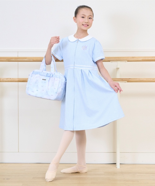 mezzo piano ワンピース 「バレエ」前開き セーラー衿 ワンピース