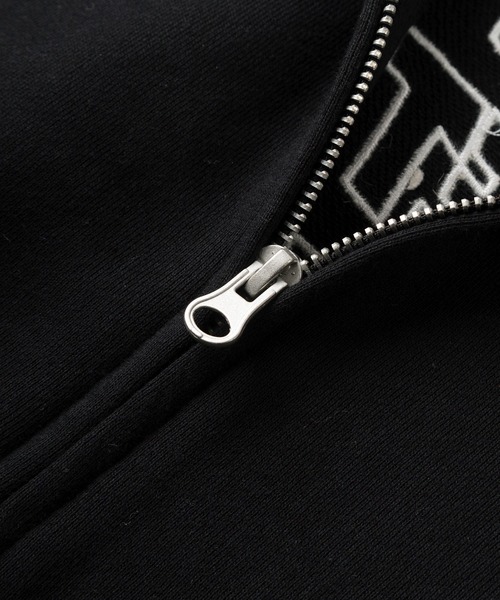 「VISION STREET WEAR」 ジップアップパーカー M 杢グレー メンズ_画像6