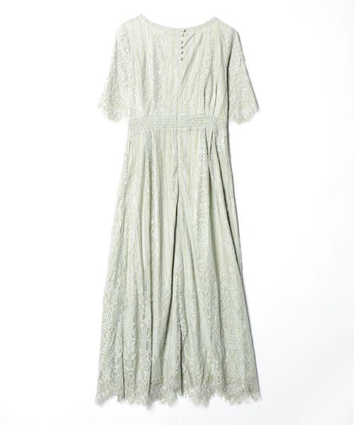 「PourVous」 半袖ワンピース X-LARGE ミント レディース_画像2