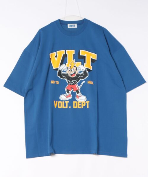 tシャツ a.p.o.v. オーバーサイズマッスルプリントTシャツ メンズ レディースの画像