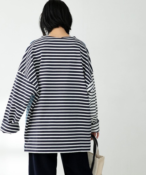 「FORK&SPOON」 長袖Tシャツ ONE ブルー系その他 メンズ_画像3