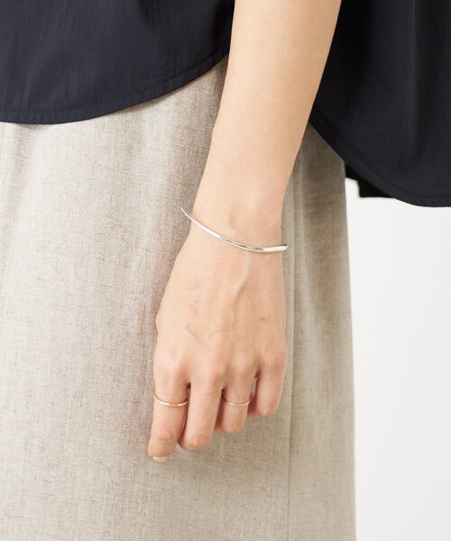 指輪 リング シルバーディフォメーションブレスレット レディースの画像
