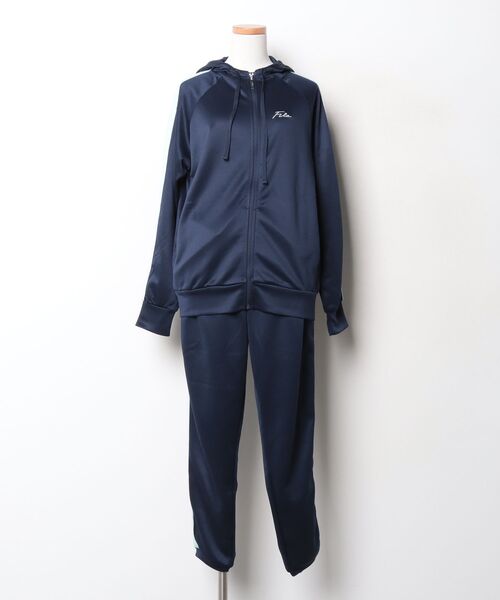 フィラ　セットアップ Mサイズ FILA（フィラ） セットアップジャージ M ネイビー レディース