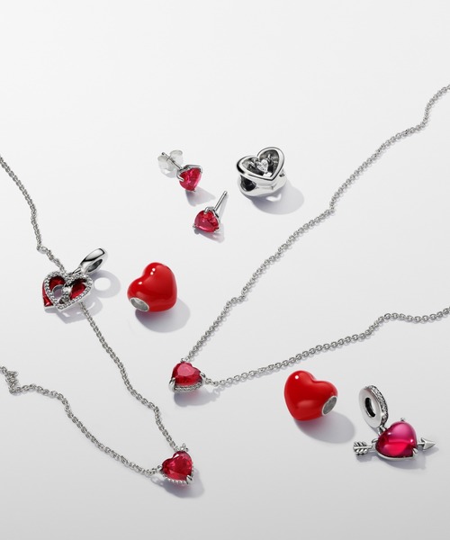 【レア】PANDORA パンドラ チャーム　ハート型クリスタル　シルバー925 PANDORA（パンドラ） チャーム FREE シルバー レディース : ZOZOTOWN
